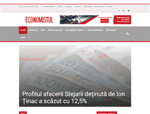 Tablet Screenshot of economistul.ro